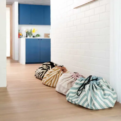play & go Sac de jeu Print rayures vert