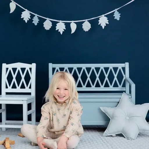 Cam Cam chaise pour enfant Arlequin blanc