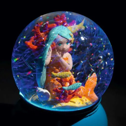 Djeco Veilleuse Boule de Neige Petite Sirène