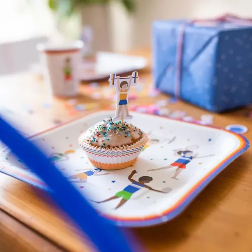 Ava & Yves Cupcake Set Athlètes