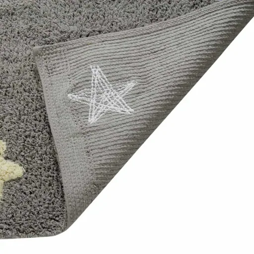 Lorena Canals tapis étoiles gris bleu