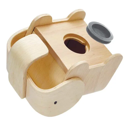 Plan Toys Tirelire éléphant en bois naturel