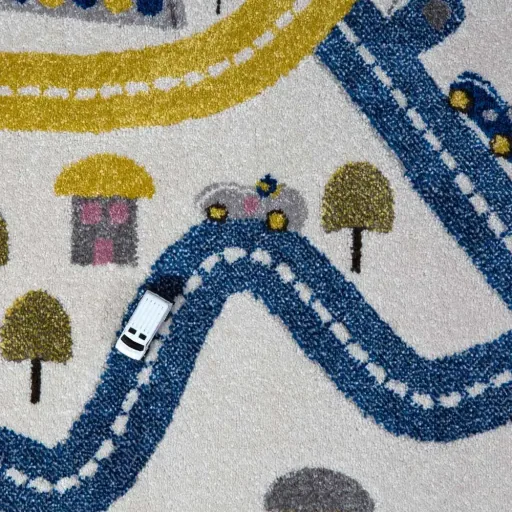 Art for Kids tapis enfant circuit de course 80 x 150