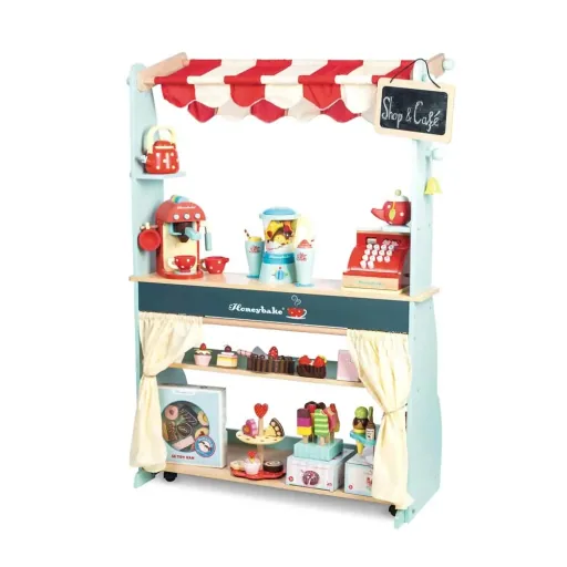 Le Toy Van stand de vente et café Honeybake