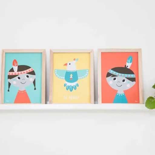 Julica Tipikids Enfants Mini Poster Aigle