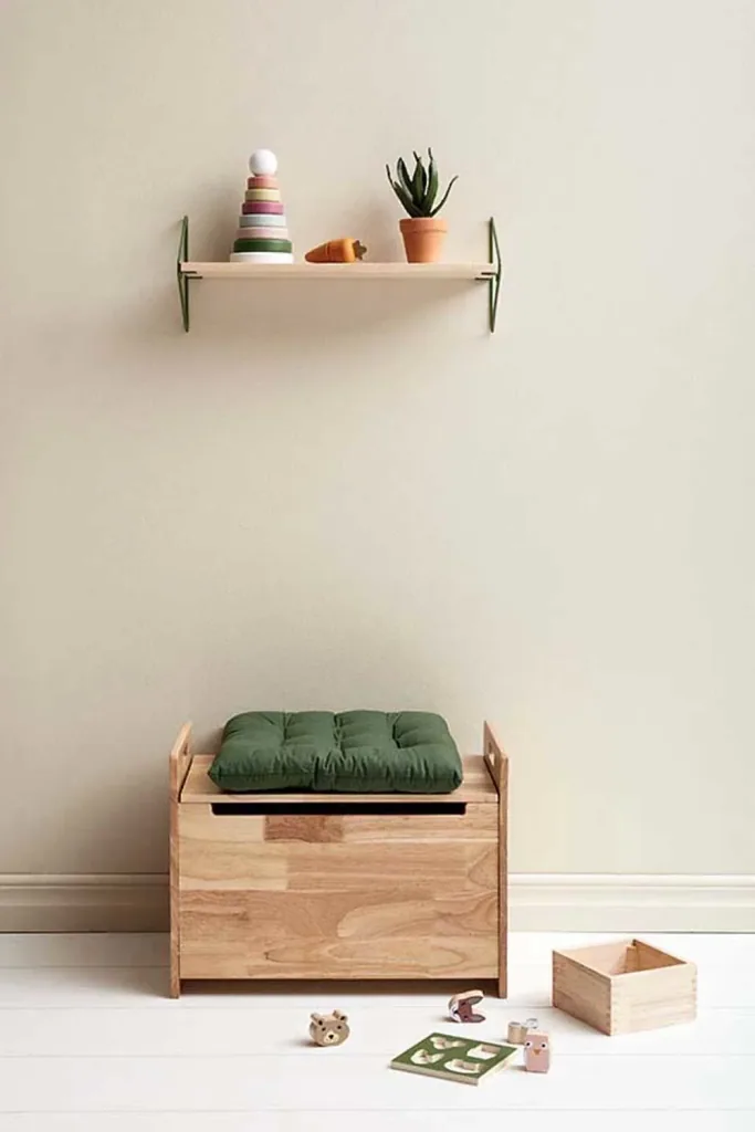 Kids Concept Tableau mural bois/métal nature avec vert
