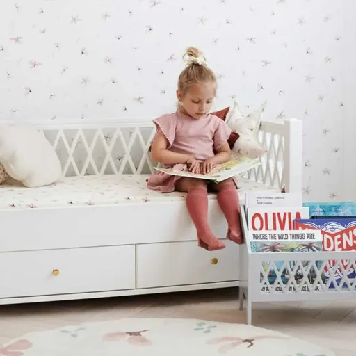 Cam Cam Banc de livres Harlequin blanc