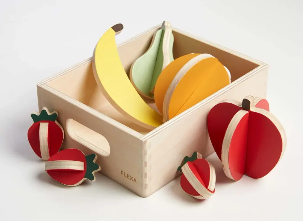 Flexa Enfants Alimentaire ludique Bois Fruits