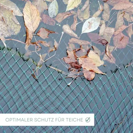 Filet de Protection Bassin 3x6m - Anti-Feuilles, Anti-Héron et UV