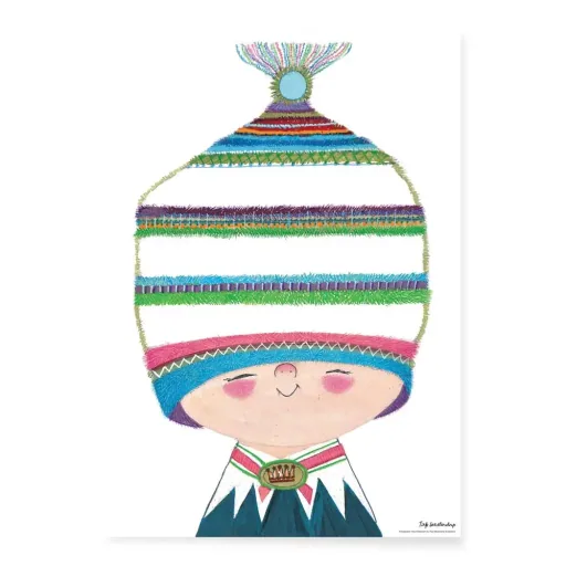Kek Amsterdam poster enfant garçon