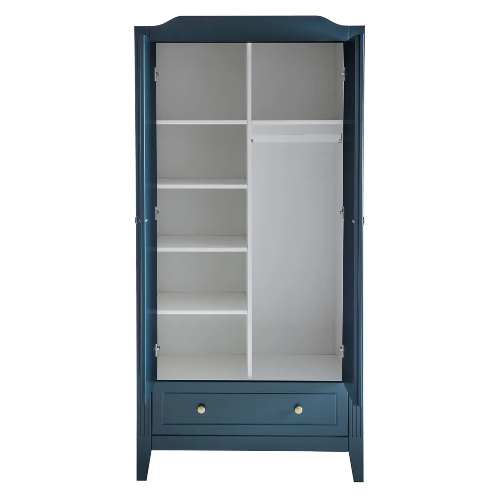 Maison Charlotte Armoire Opéra 2 portes bleu foncé
