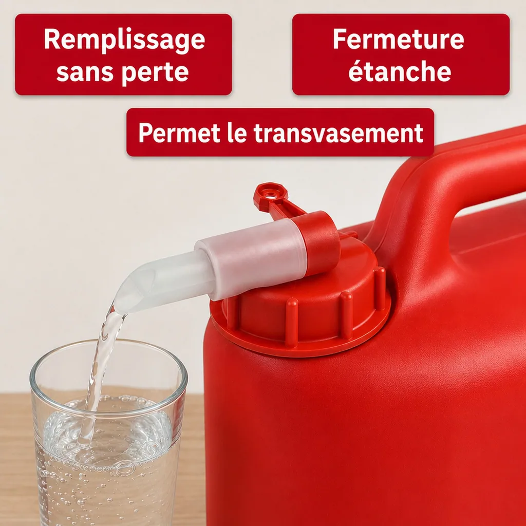 Robinet pour bidon 10 litres, robinet pour jerrican, adaptable pour liquide