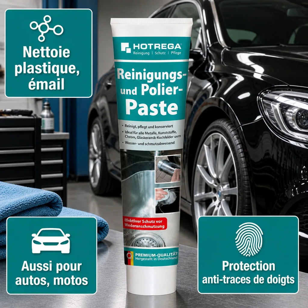 Pâte à polir, Cera Soft, 125 ml, pâte de nettoyage, polissage doux