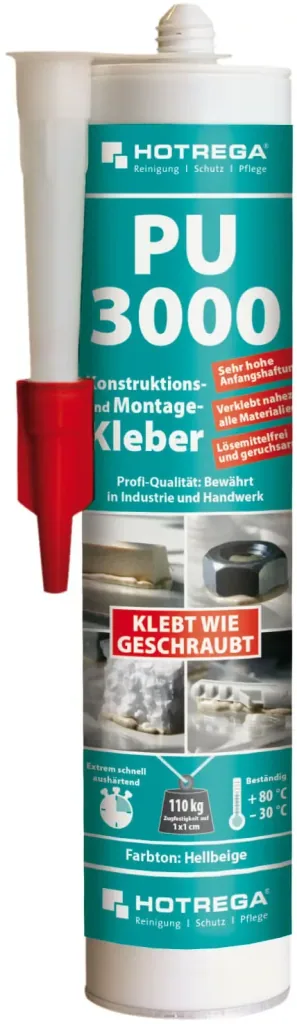 Colle de construction, colle de montage, colle polyuréthane construction, 310 ml