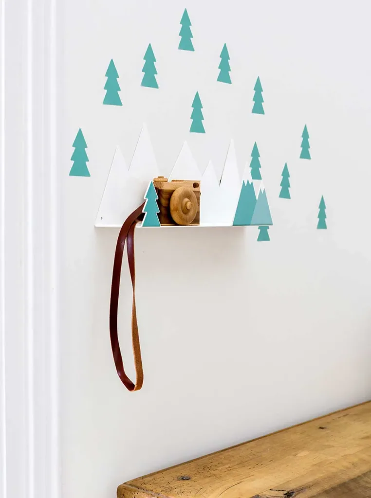 tresxics Etagere murale montagne menthe
