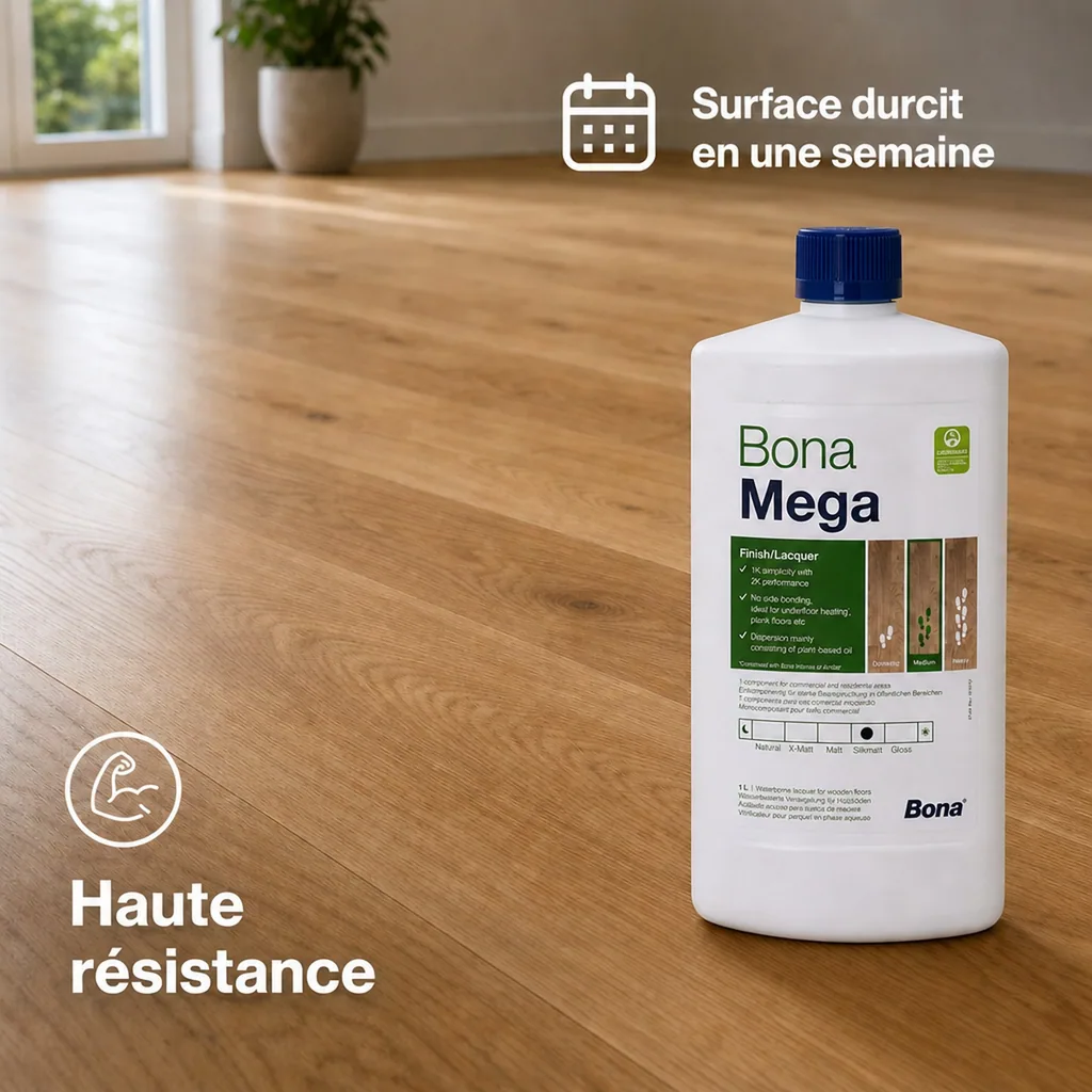 Vernis parquet 1 litre, halbmatt silkmatt