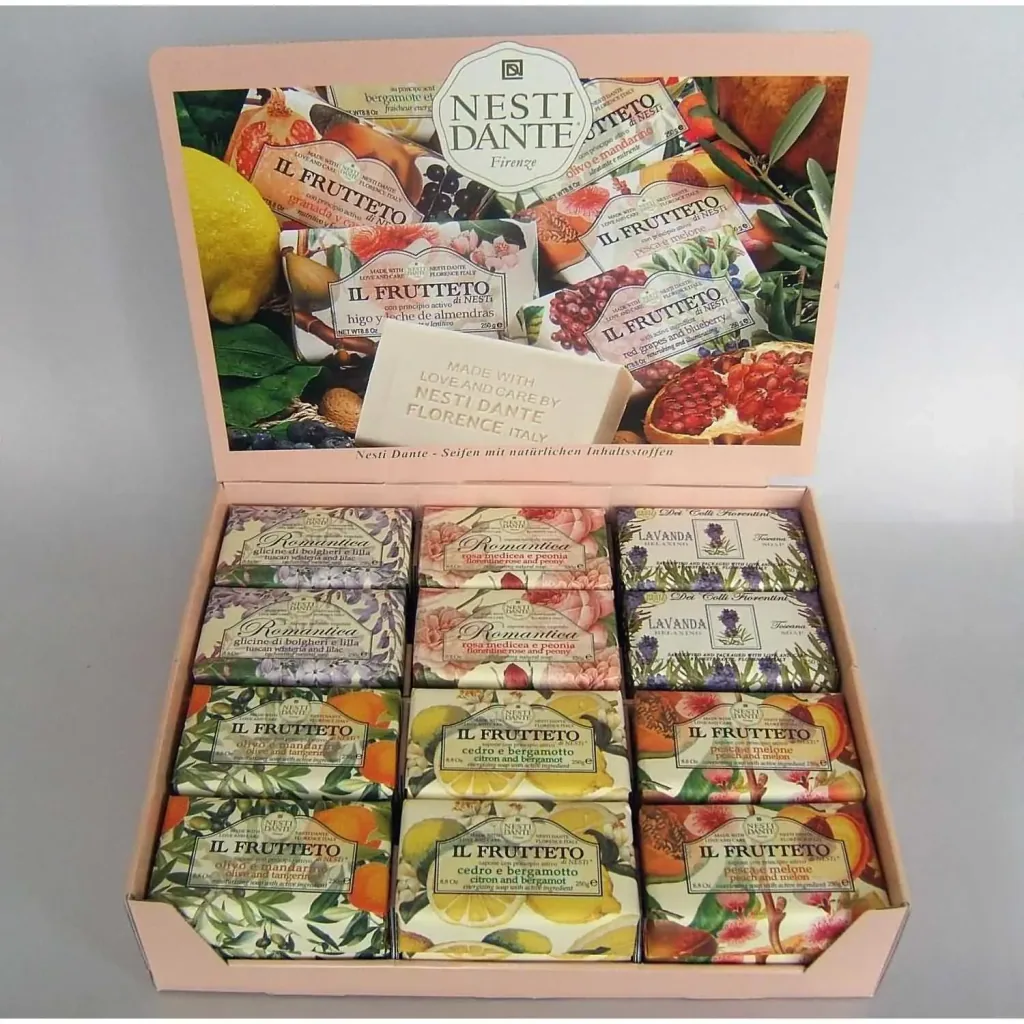 Savon, coffret savons, SET 6 x 150 g, savon fruité