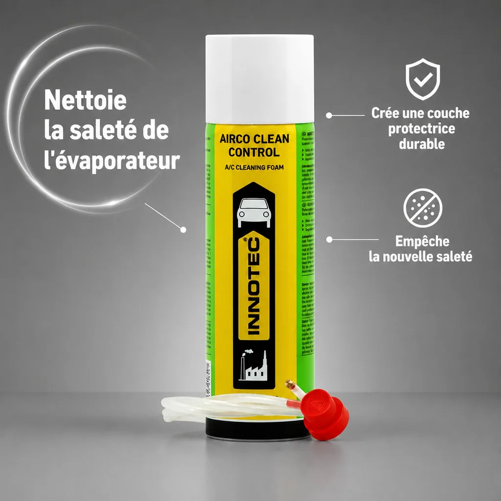 Nettoyant climatisation voiture, entretien clim auto, 250 ml, incl. Schlauch