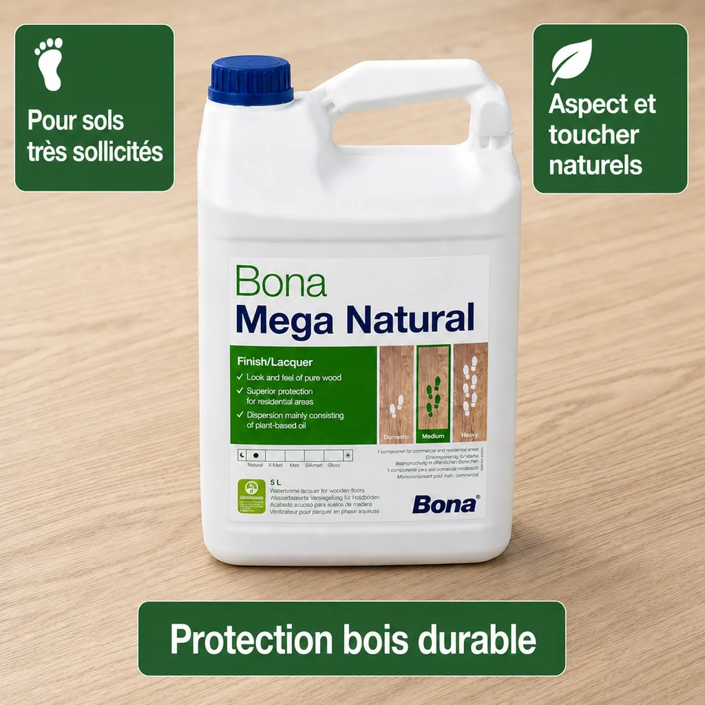 Bona Mega Natural 5 Liter, vernis parquet ultramat, 1K