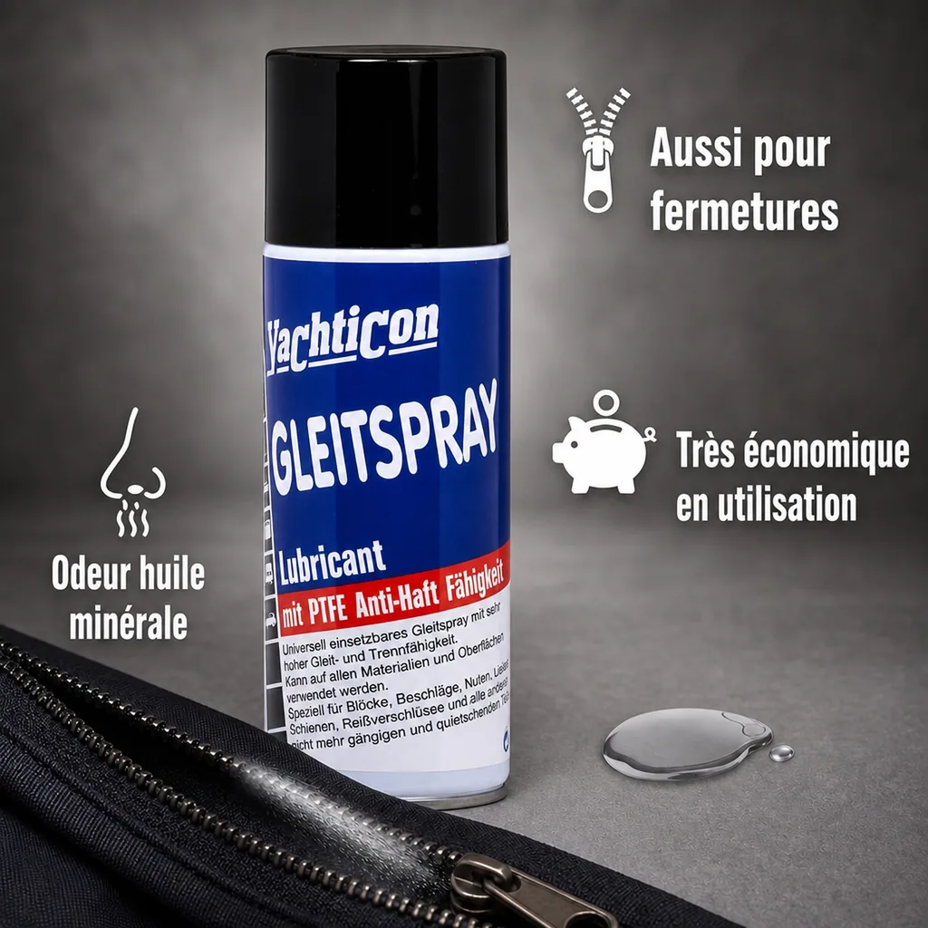 Lubrifiant téflon, spray, protection surfaces, 300 ml