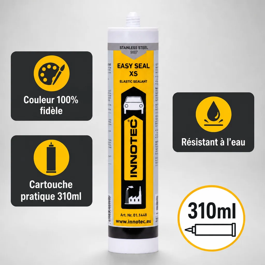 Mastic d'étanchéité inoxydable 310ml, Mastic étanchéité acier inoxydable