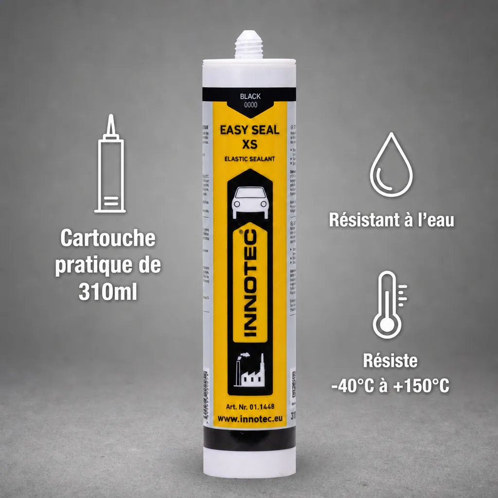 Mastic d'étanchéité noir 310ml, Mastic étanche noir, Mastic de joint noir, noir