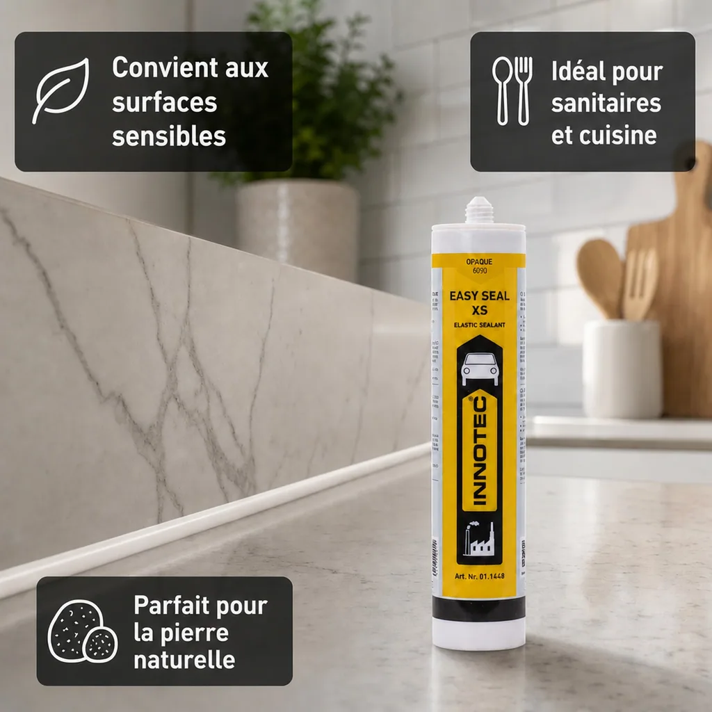 Mastic d'étanchéité 310ml, Easy Seal XS, mastic gris