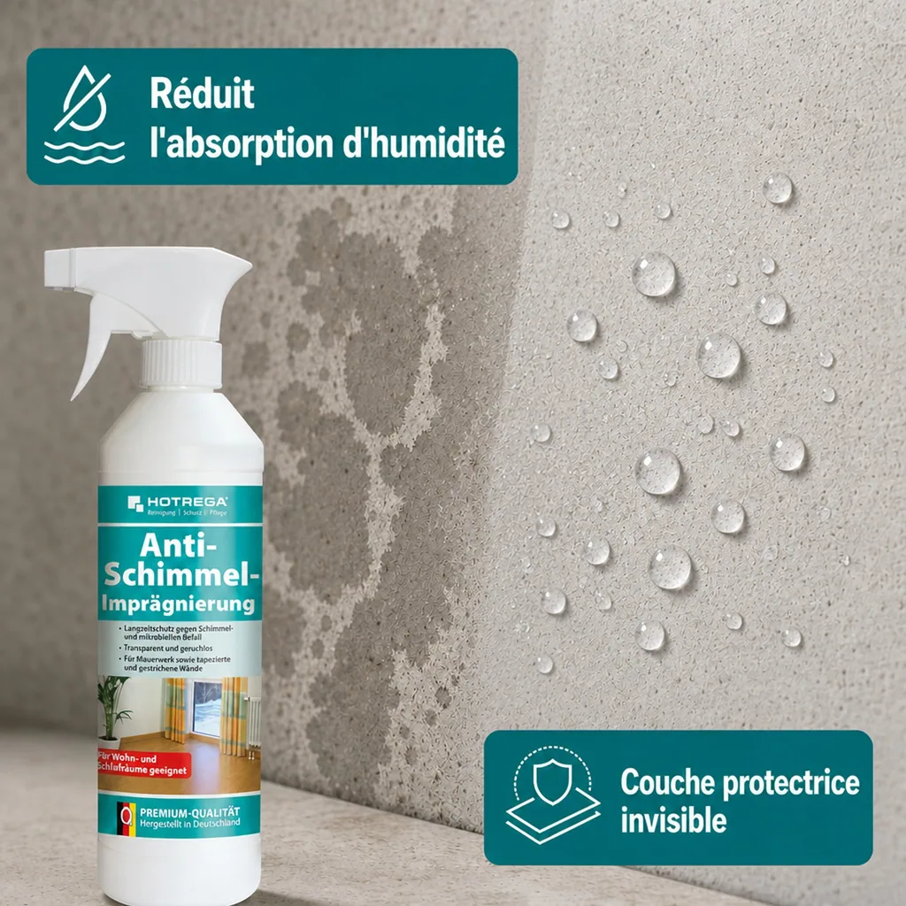 Anti-moisissure 500ml, Spray anti-moisissure