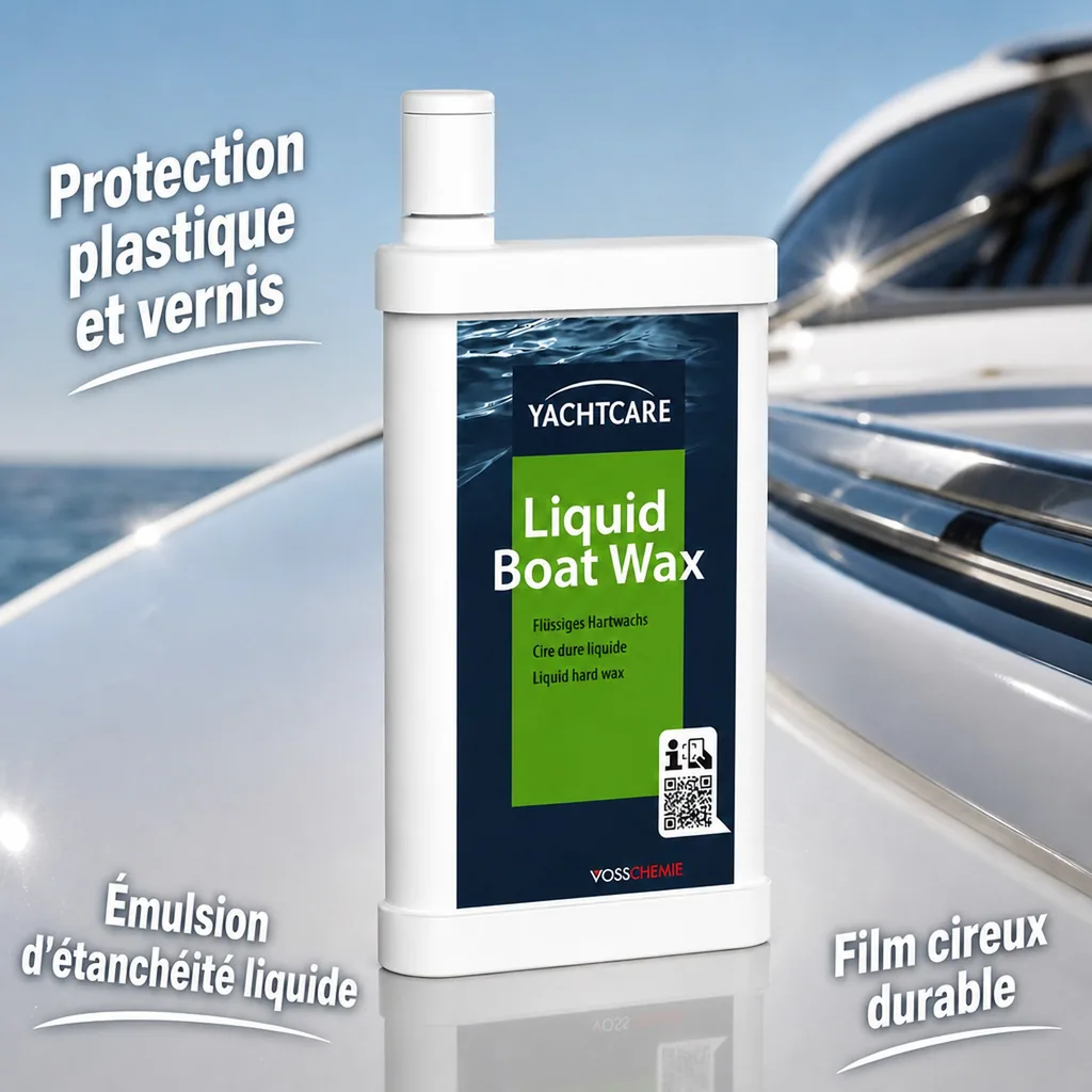 Cire bateau, cire liquide bateau, 500 ml, lustrant bateau