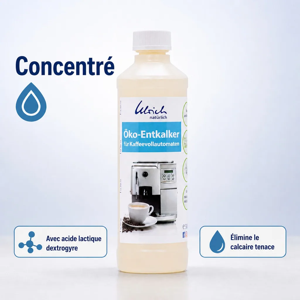 Détartrant écologique machine à café, 500ml, Détartrant machine à café