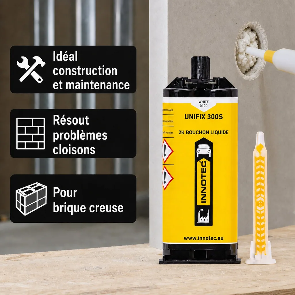 Mastic de fixation 50 ml, Colle de montage, Mastic blanc