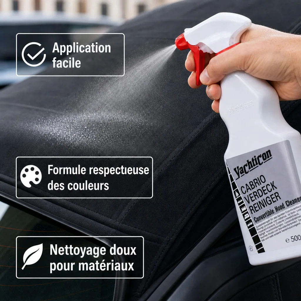 Nettoyant capote textile, Nettoyage capote cabriolet, 500 ml