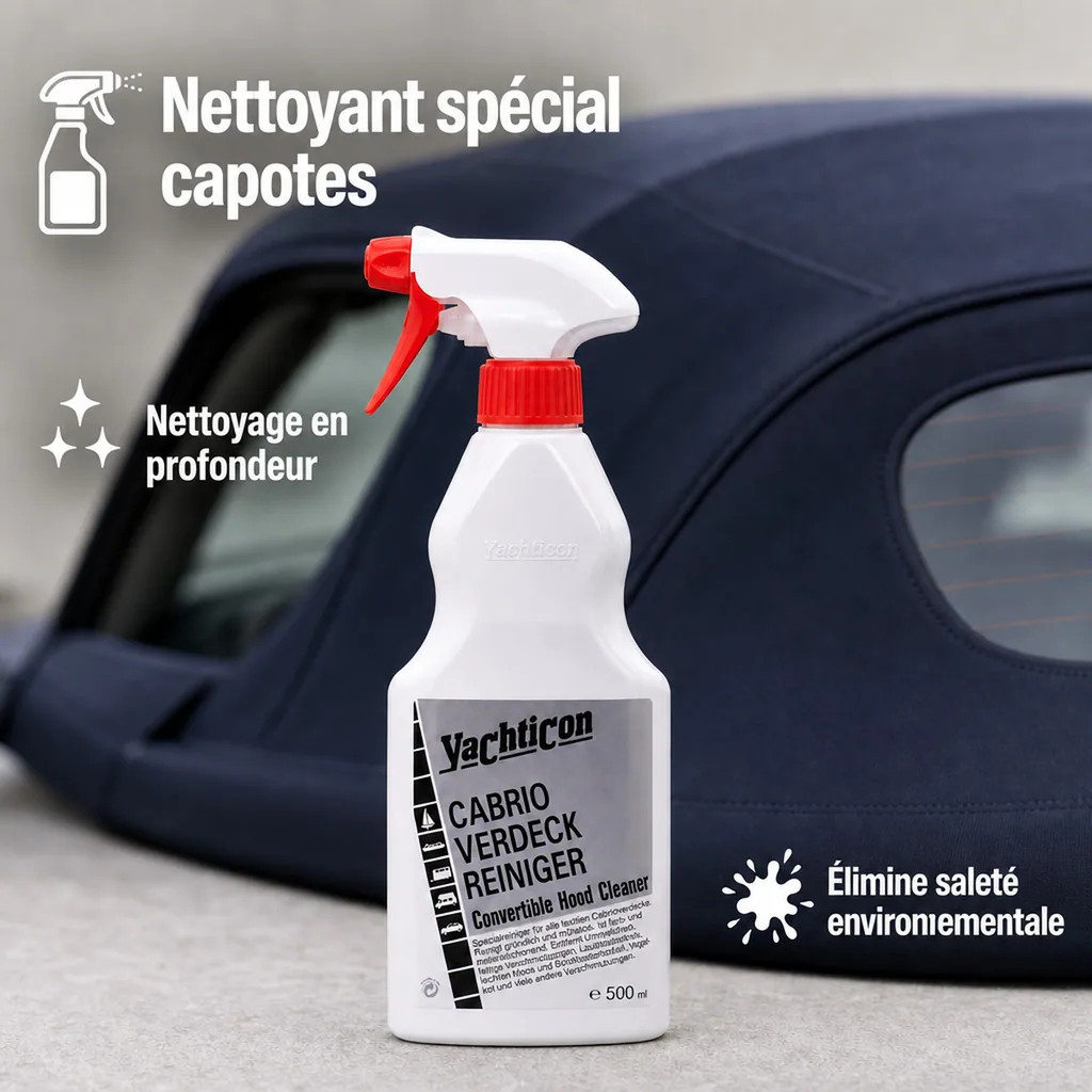 Nettoyant capote textile, Nettoyage capote cabriolet, 500 ml