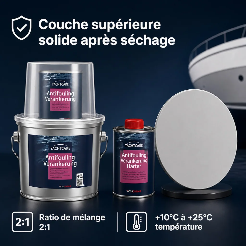 Antifouling bateau 2,25 Liter, antifouling blanc