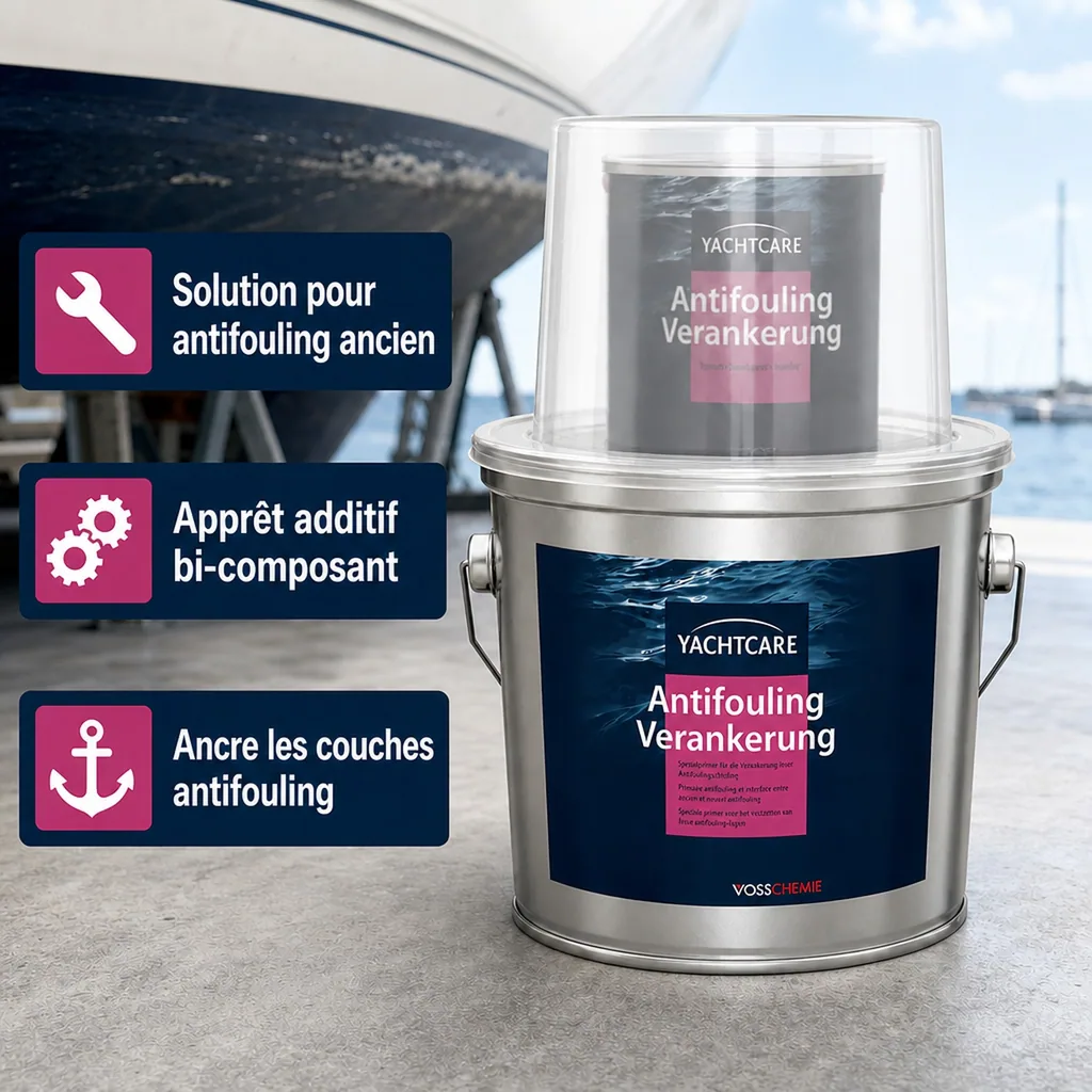 Antifouling bateau 2,25 Liter, antifouling blanc