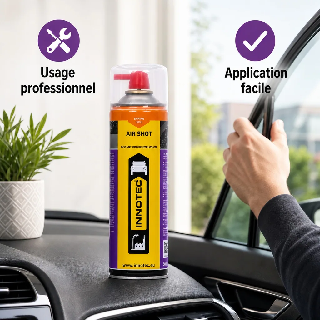 Désodorisant voiture, parfum d'ambiance 500 ml, spray désodorisant auto pour intérieur