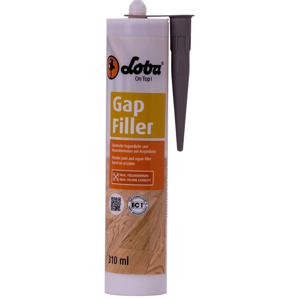 Mastic bois couleur, LOBA GapFiller, différentes couleurs, mastic pour parquet