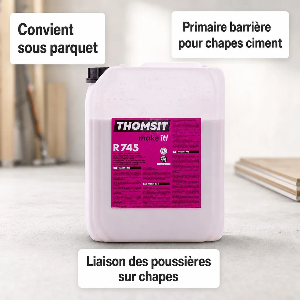 Primaire d'accrochage, primaire d'adhérence sol, 10kg, primaire dispersion, préparation sol avant ragréage
