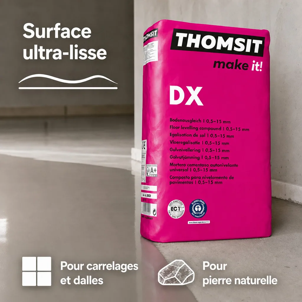 Ragréage sol 25kg, Nivellement sol, Égalisation sol, Mortier de ragréage