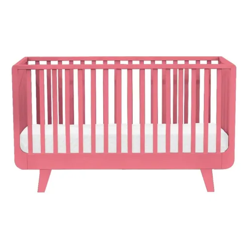 Laurette Lit bebe 70 x 140 cm Joli Mome, Couleur: violet