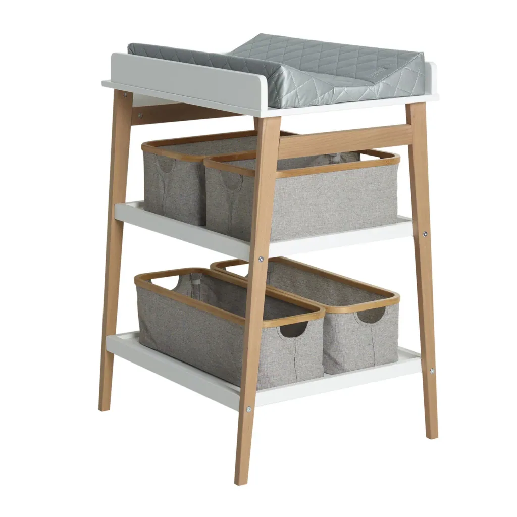 Quax Table à langer - Hip, Couleur: Naturge blanc