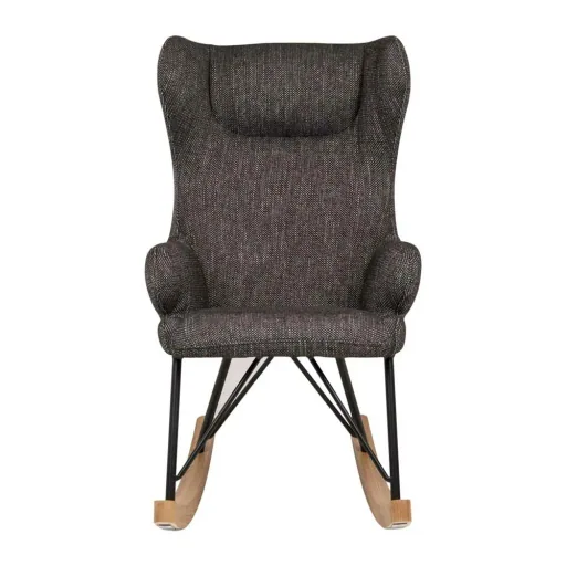 Quax Chaise à bascule pour enfants De Luxe noir