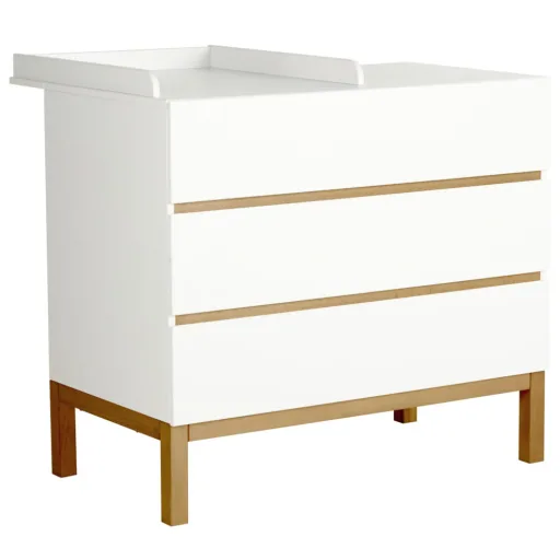 Quax Indigo Commode 3 tiroirs blanc