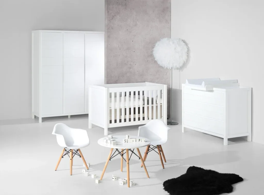 Quax Armoire - Stripes, 3 portes blanc