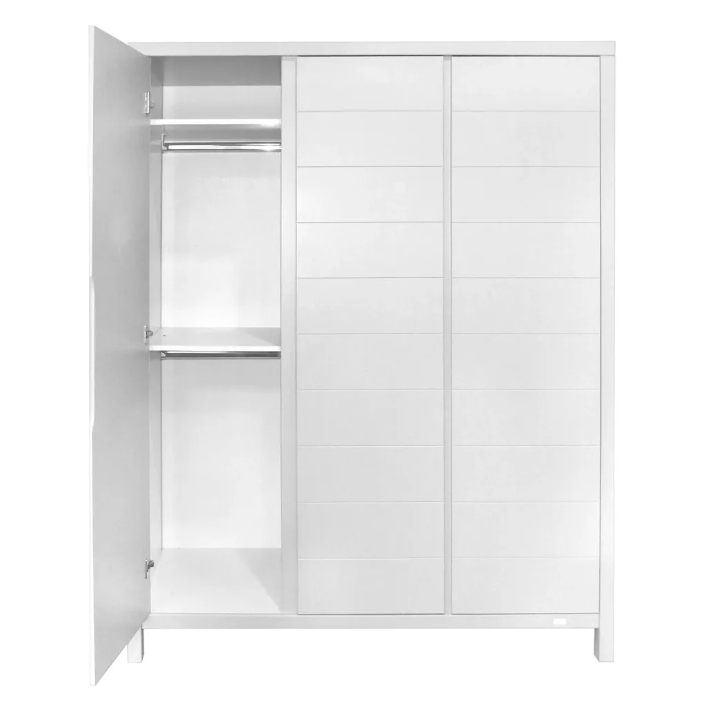 Quax Armoire - Stripes, 3 portes blanc