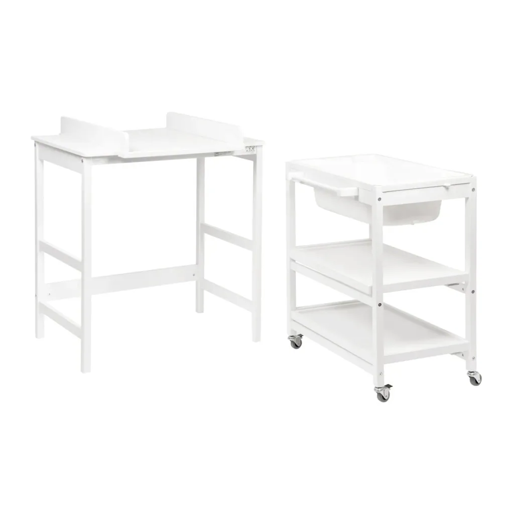 Quax Meuble de salle de bain, Commode à langer - Smart, Couleur: blanc
