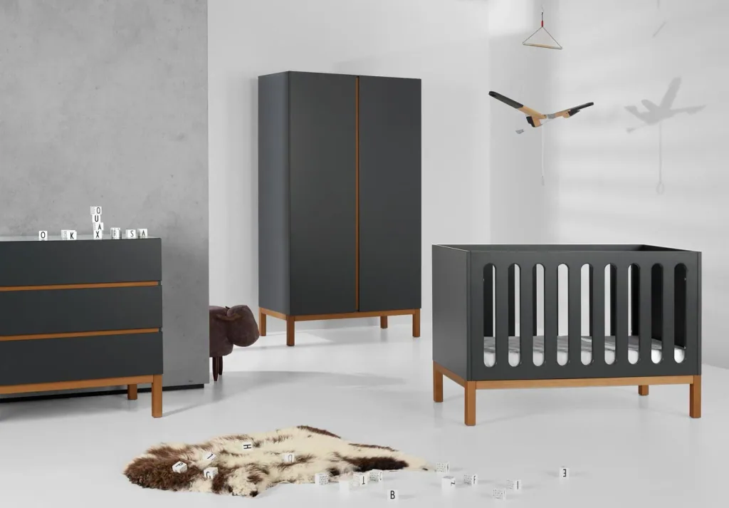 Quax Indigo Commode 3 tiroirs noir