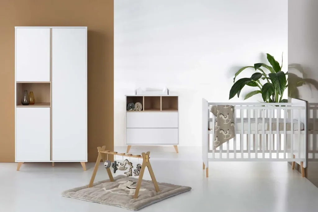 Quax Loft Lit bebe et canapé-lit blanc 60 x 120 / 90 x 200