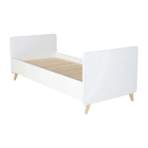 Quax Loft Lit bebe et canapé-lit blanc 60 x 120 / 90 x 200