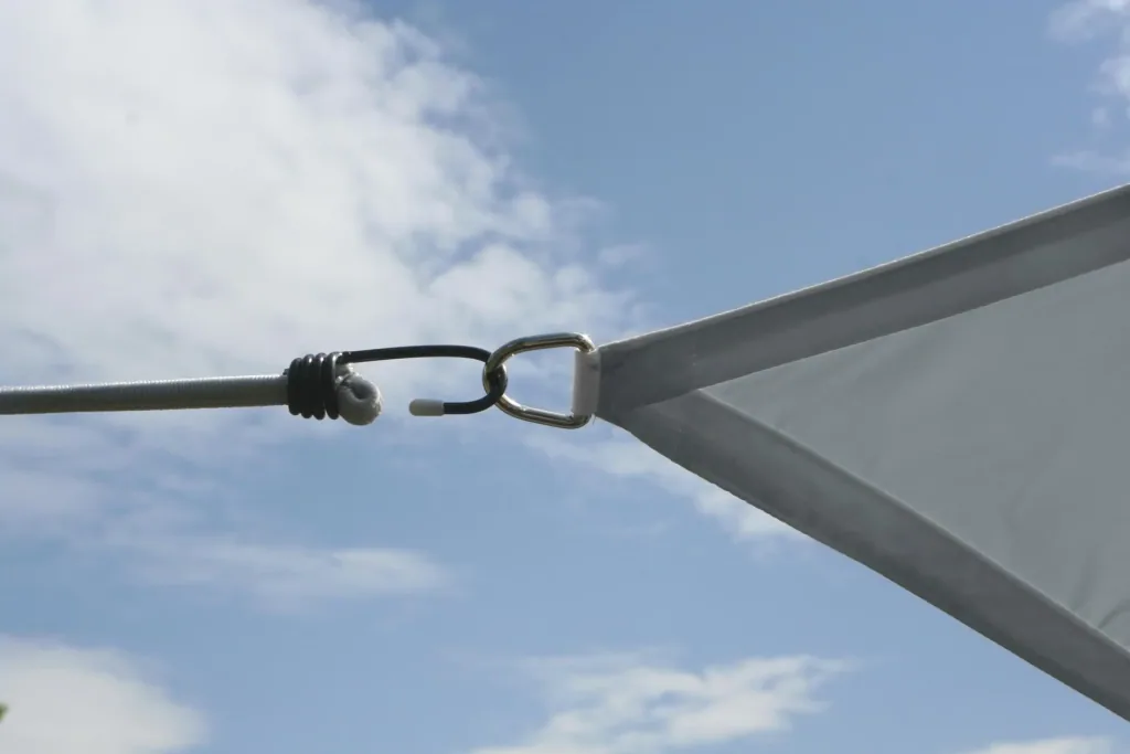 Voile d'ombrage carrée, déperlante, anthracite, 250 x 300 cm
